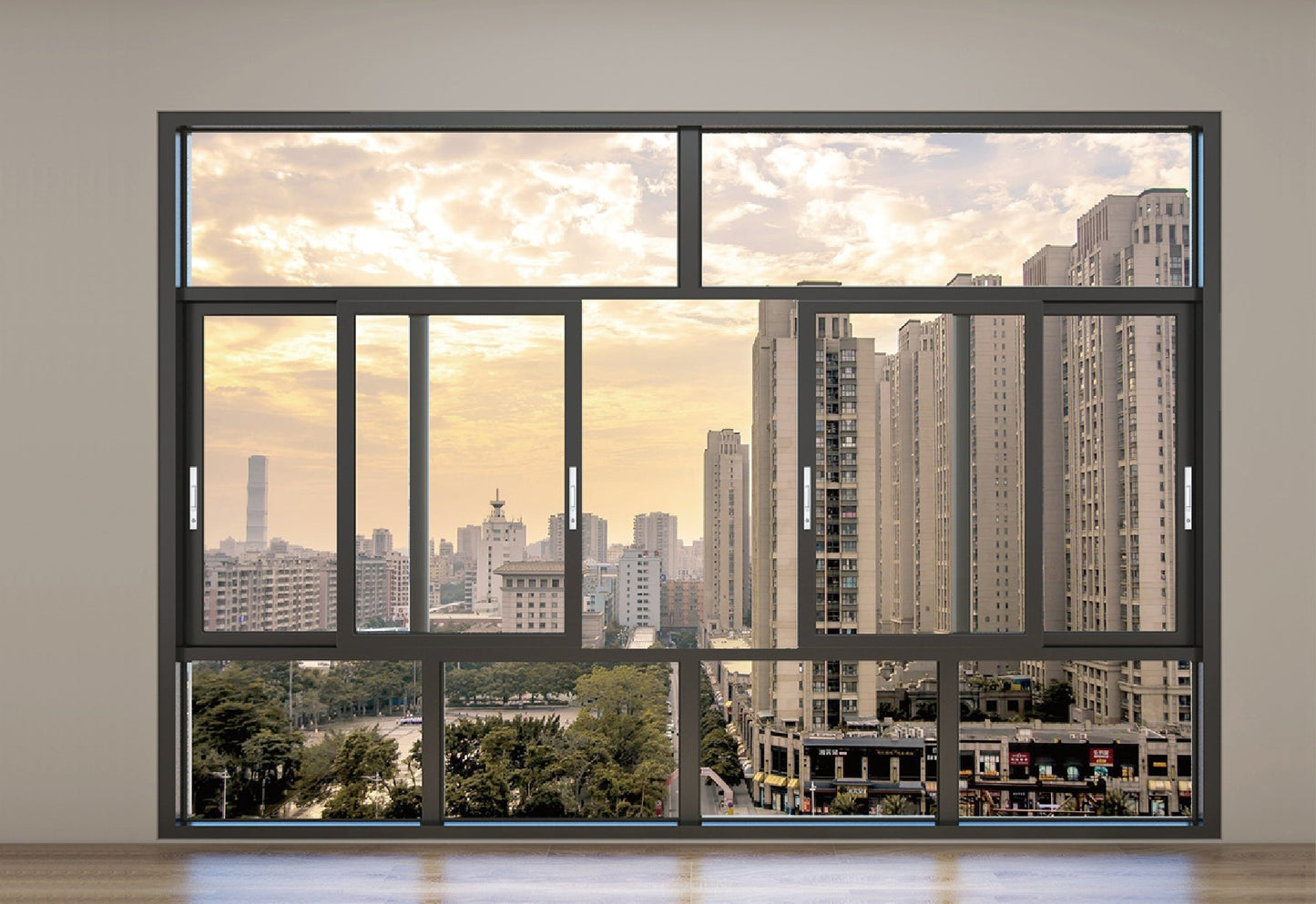 两轨断桥推拉窗 - 卓钜铝业Zhuoju Aluminum Industry