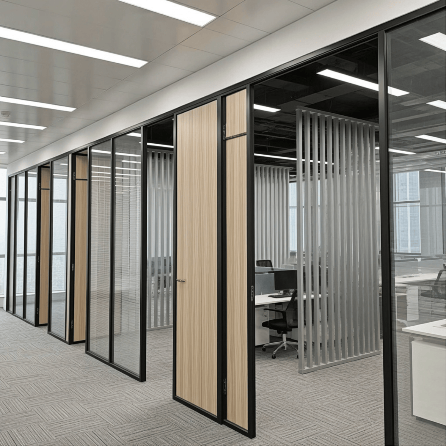 Office Partitione  A New Apppication - 卓钜铝业Zhuoju Aluminum Industry