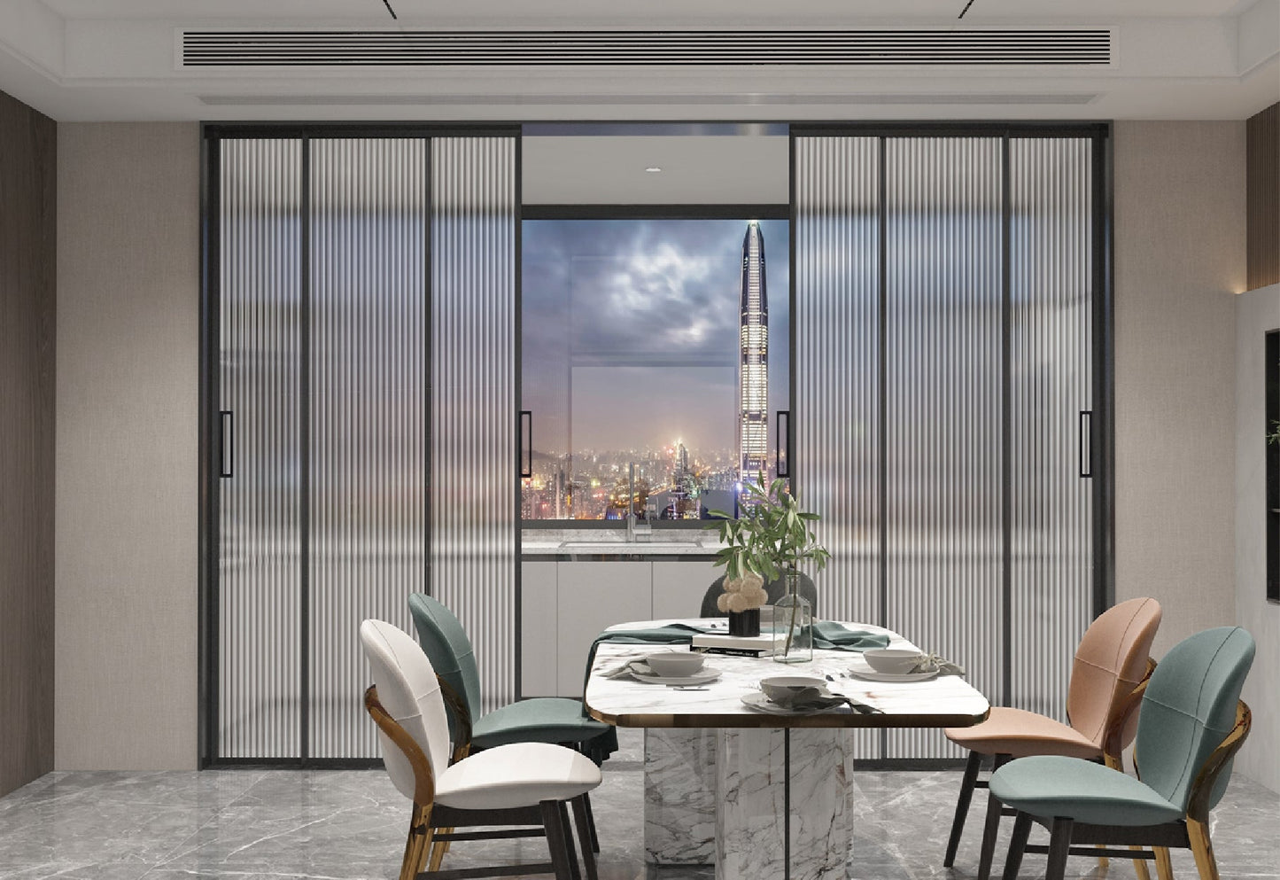 极窄推拉门2.0 - 卓钜铝业Zhuoju Aluminum Industry