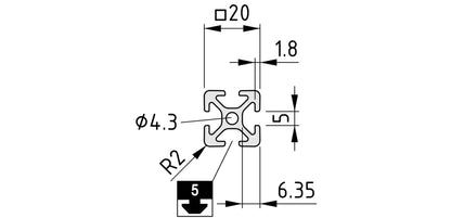 5 - 20系列型材 - 卓钜铝业Zhuoju Aluminum Industry