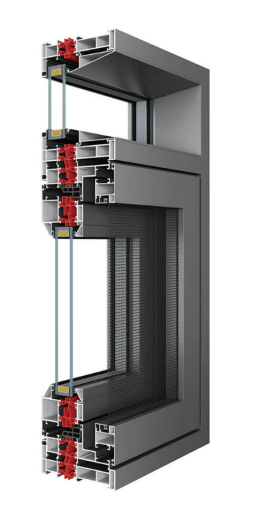 断桥窗纱一体平开窗 - 卓钜铝业Zhuoju Aluminum Industry